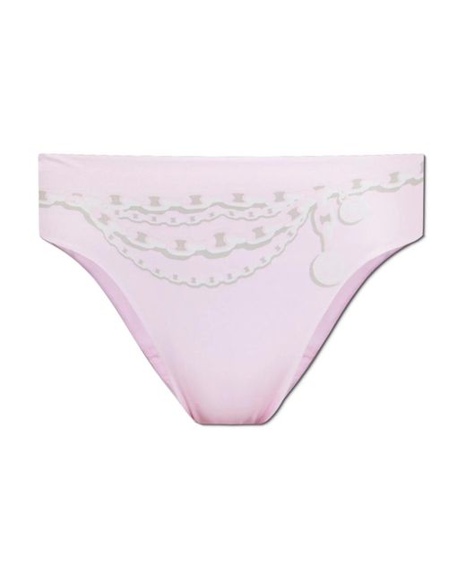 Versace Badpak Broekje in het Purple