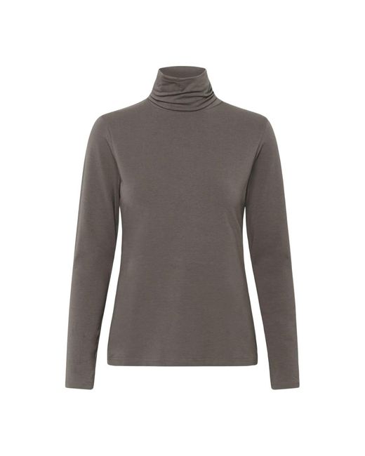 Part Two Long Sleeve Tops in het Gray