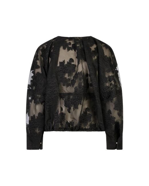 MEIMEIJ Black Bomber Jackets