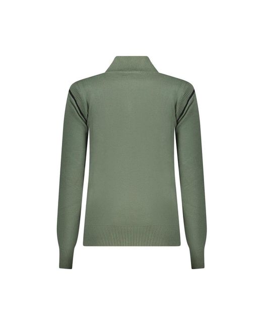 North Sails Half Zip Sweater in het Green