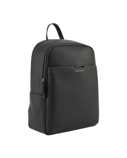 ARMANI EXCHANGE Black Backpacks for men