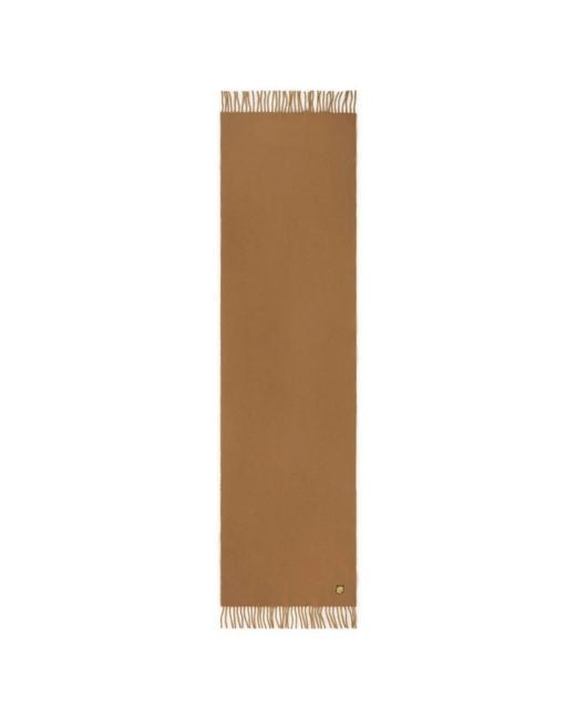 Maison Kitsuné Natural Winter Scarves for men