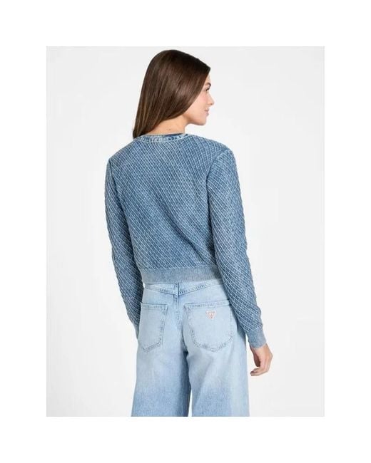 Guess Truien & Vesten ,Blauw ,Cardigans in het Blue