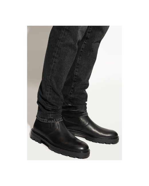 Hogan Black Chelsea Boots for men