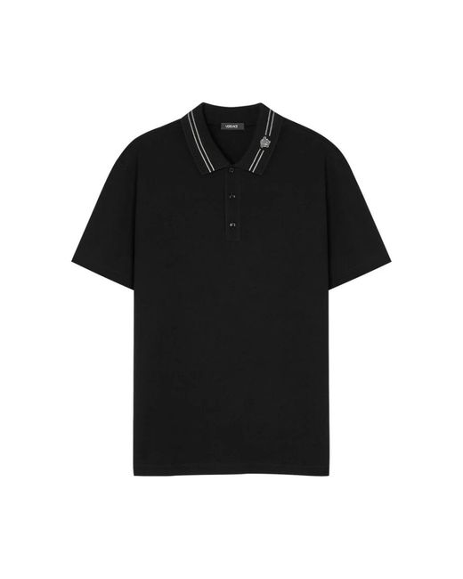 Versace Black Polo Shirts for men
