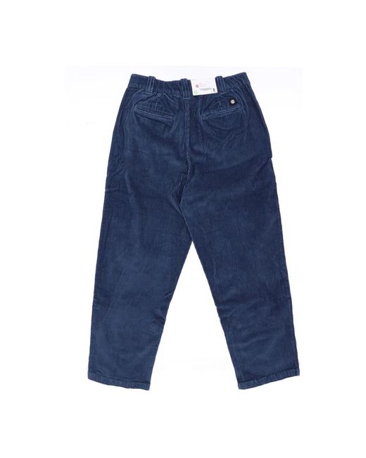 Element Blue Straight Trousers for men