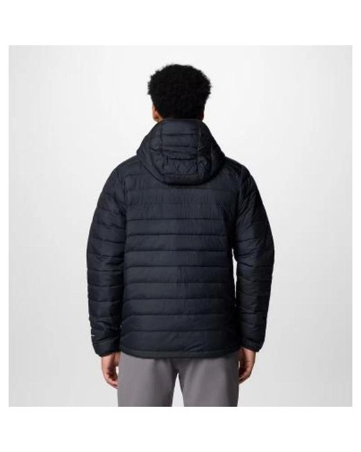 Columbia Jassen ,Zwart ,Polyester Powder Lite Ii Jacket in het Blue voor heren