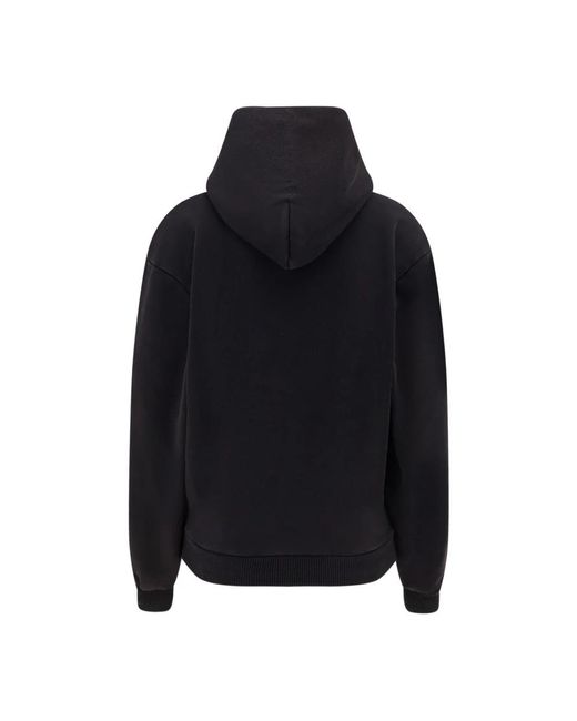 Coperni Sweaters Met Logo Print En Kangoeroezak in het Black