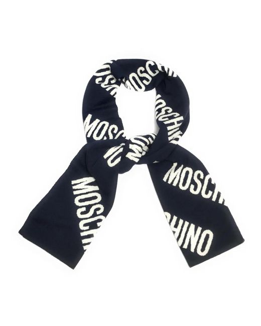 Moschino Blue Winter Scarves