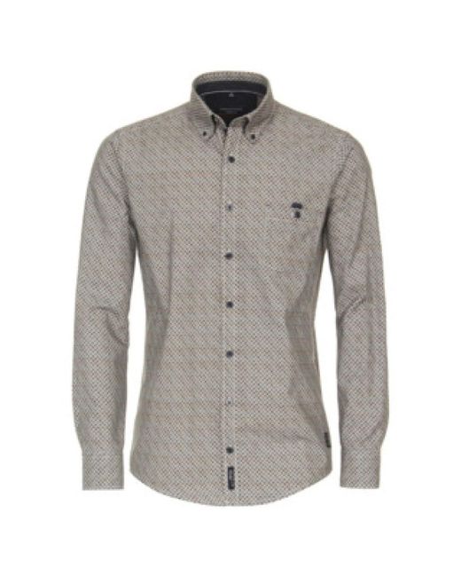CASA MODA Herren Business Hemd in Gray für Herren