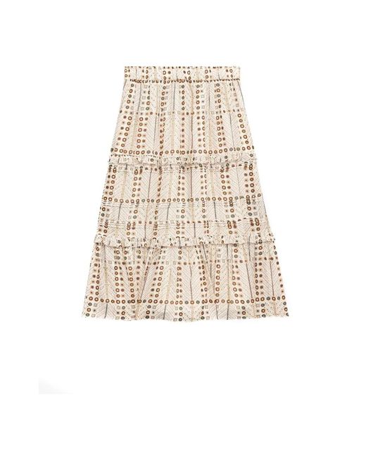 Midi Skirts Isabel Marant de color Natural