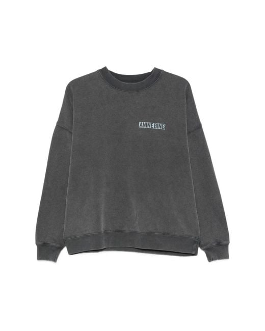 Anine Bing Gray Sweatshirts