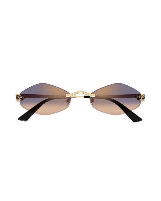 Cartier Metallic Sunglasses