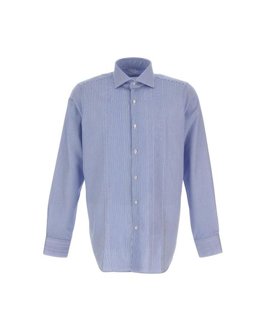 Bagutta Blue Casual Shirts for men