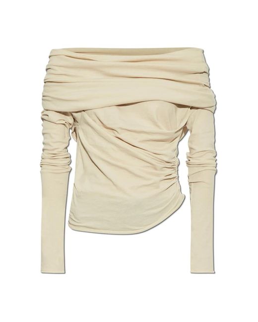 Long Sleeve Tops di Entire studios in Natural
