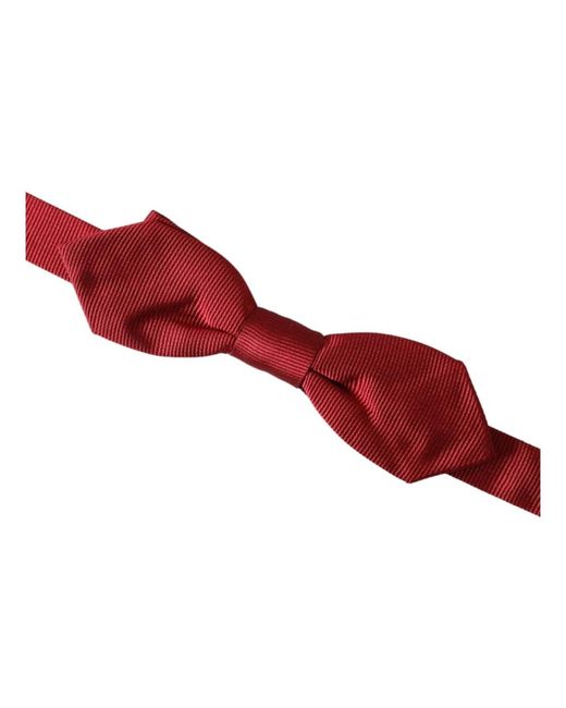 Dolce & Gabbana Red Bowties for men