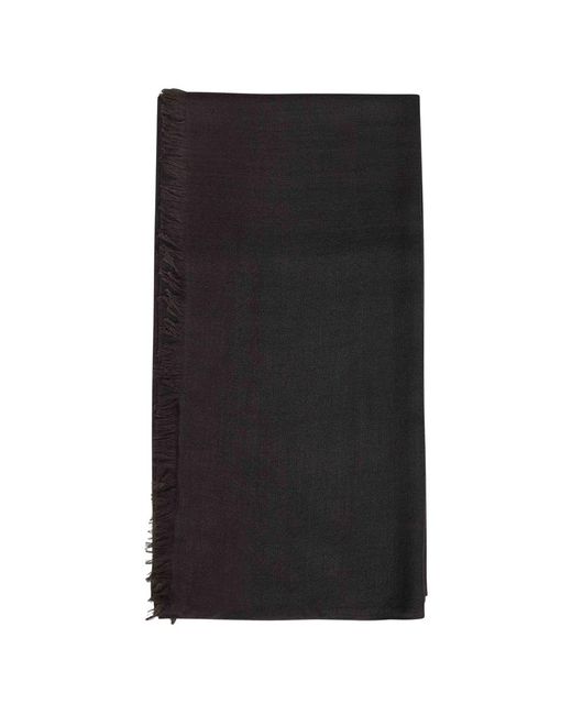 Brunello Cucinelli Black Winter Scarves
