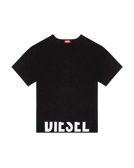 DIESEL Black T-Shirts