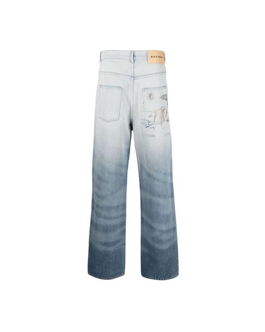 BOTTER Blue Wide Jeans for men