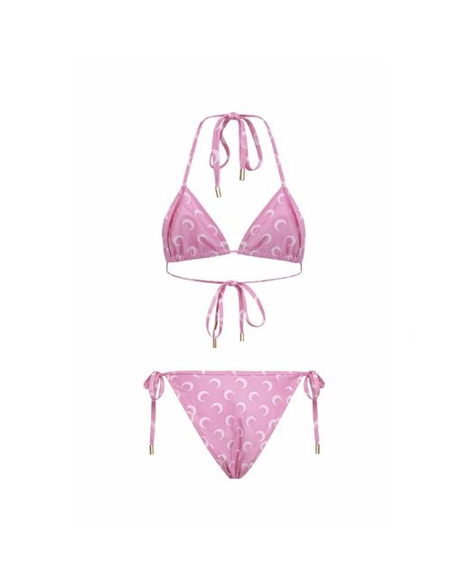 MARINE SERRE Pink Bikinis