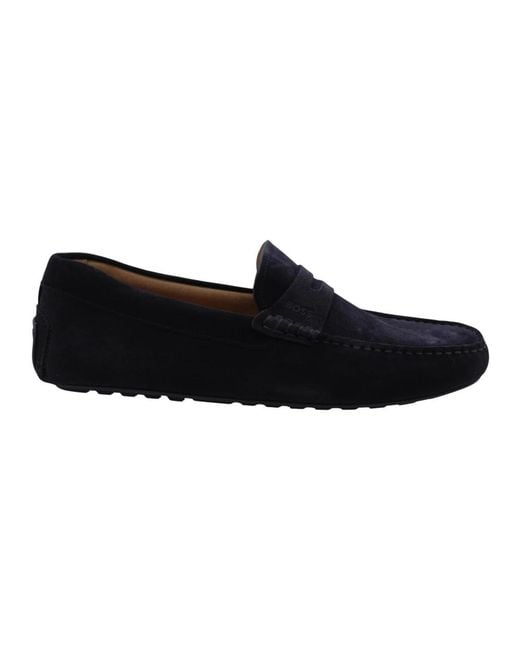 HUGO Black Loafers for men