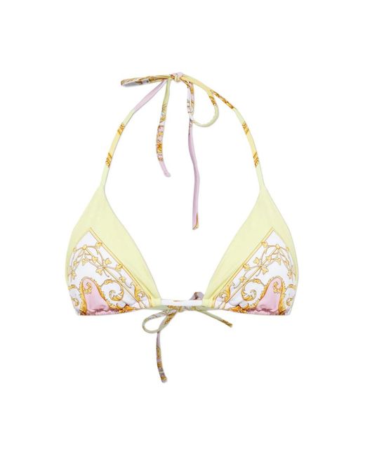 Versace Metallic Self-Tie Triangle Cup