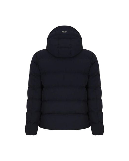 Woolrich Blue Winter Jackets for men