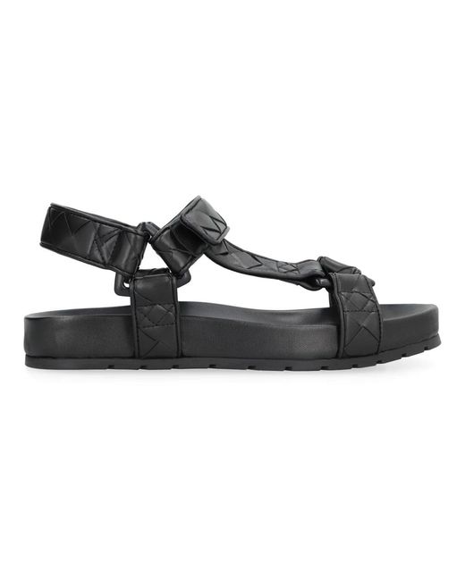 Bottega Veneta Women's Black Flat Sandals