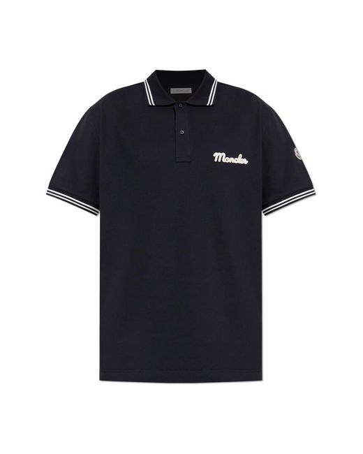 Polo Shirts Moncler pour homme en coloris Blue