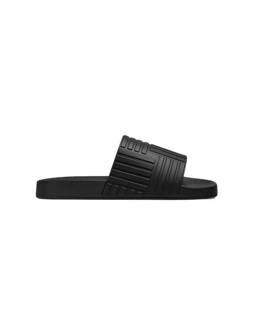 Shoes > flip flops & sliders > sliders Bottega Veneta pour homme en coloris Black