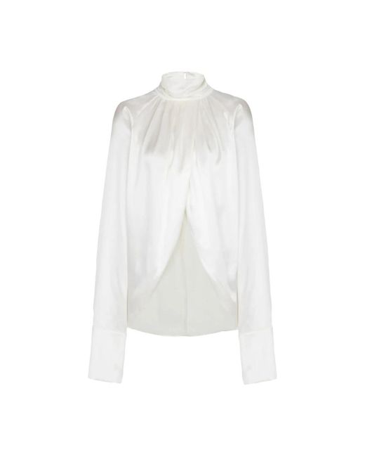 Balmain White Blouses