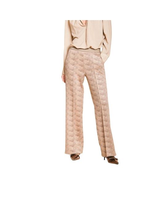 Mason's Natural Straight Trousers
