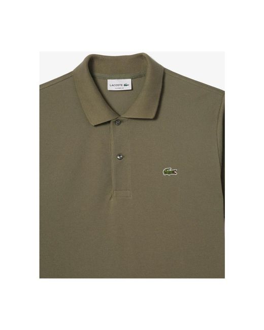 Lacoste Grünes polo-shirt klassischer stil in Green für Herren