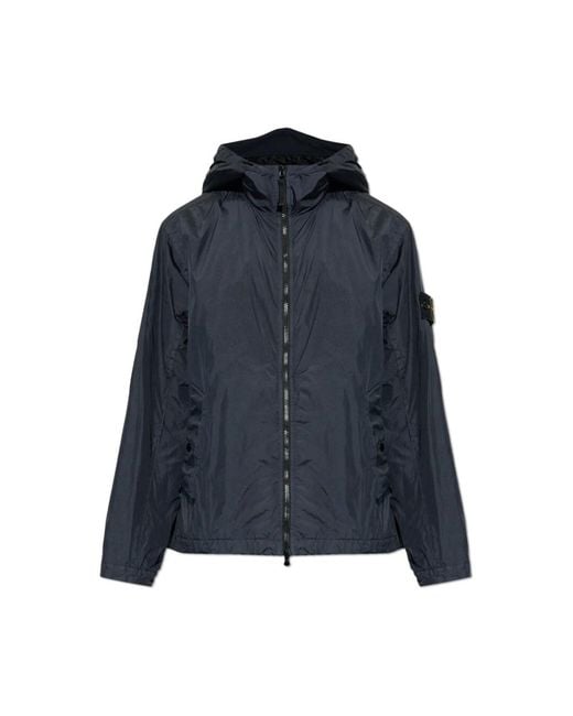 Stone Island Blue Light Jackets for men