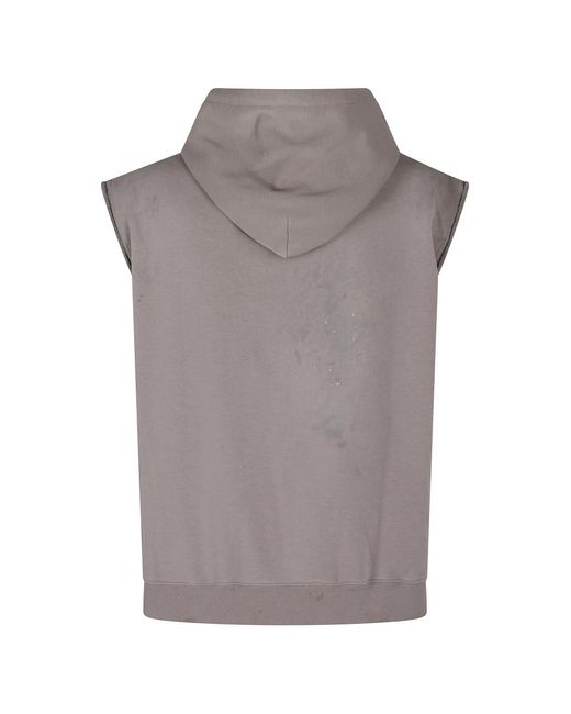 MM6 by Maison Margiela Gray Zip-Throughs for men