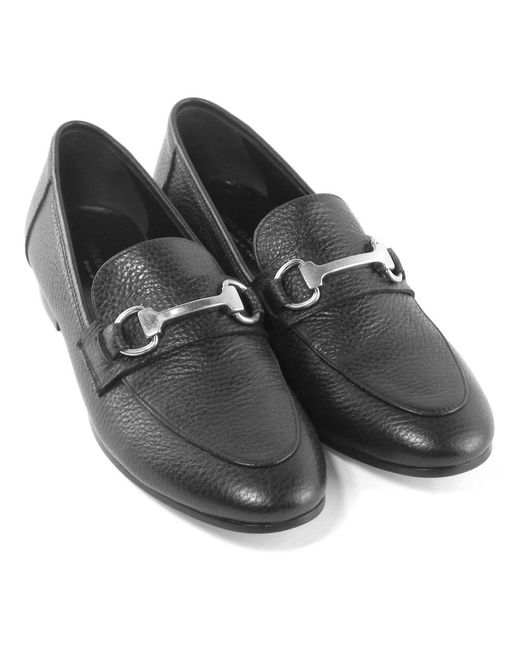 Guglielmo Rotta Black Loafers