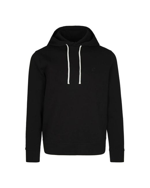 Emporio Armani Black Hoodies for men