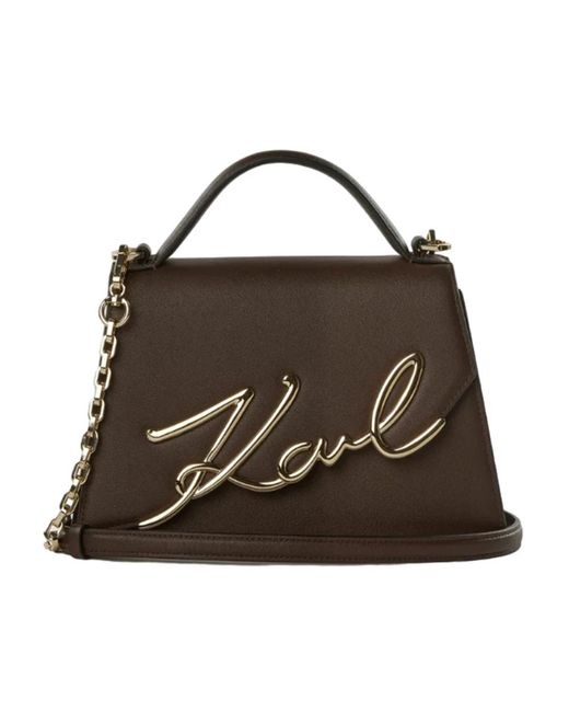 Karl Lagerfeld Black Handbags