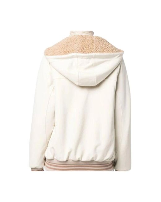 Eleventy White Zip-Throughs