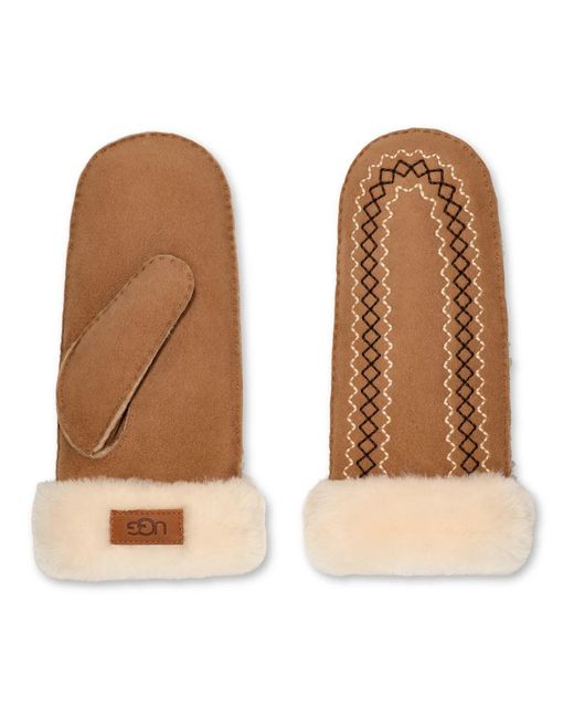 Ugg Brown Atherson bestickt