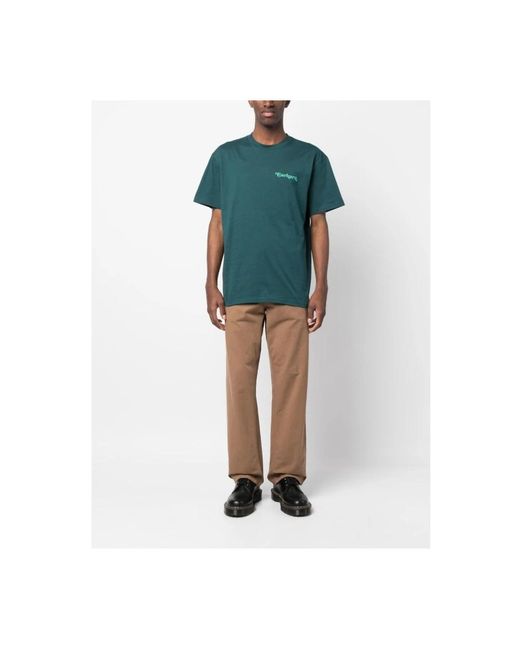 Carhartt Brown Straight Trousers for men