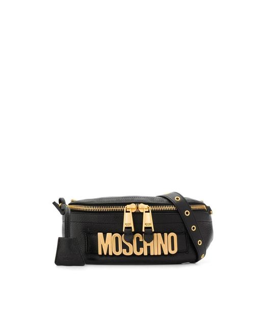 Moschino Black Belt Bags