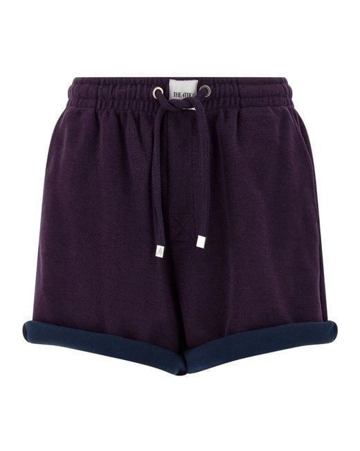 The Attico Blue Casual Shorts