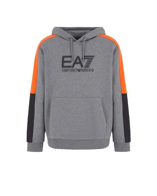 EA7 Gray Hoodies for men