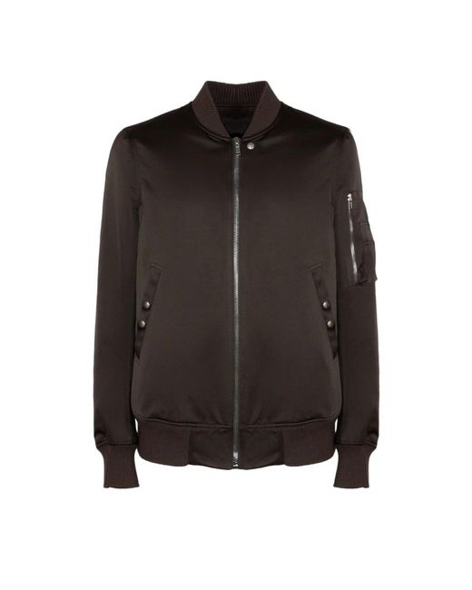 Bomber Jackets Rick Owens de hombre de color Black