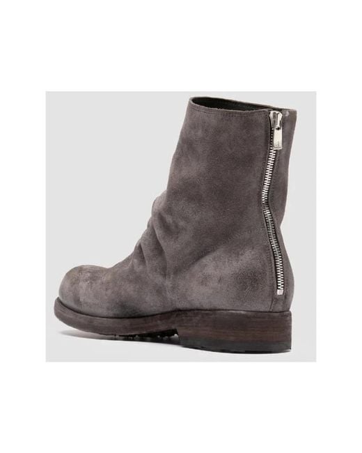 Officine Creative Brown Ankle Boots