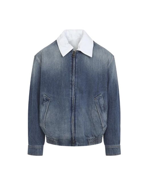 Loewe Jas Met Ritssluiting in het Blue voor heren