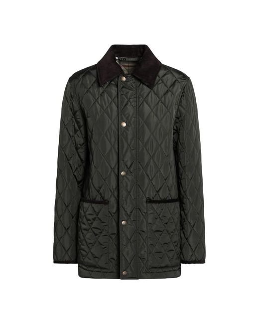 Burberry Black Quilted Nylon Jacket For