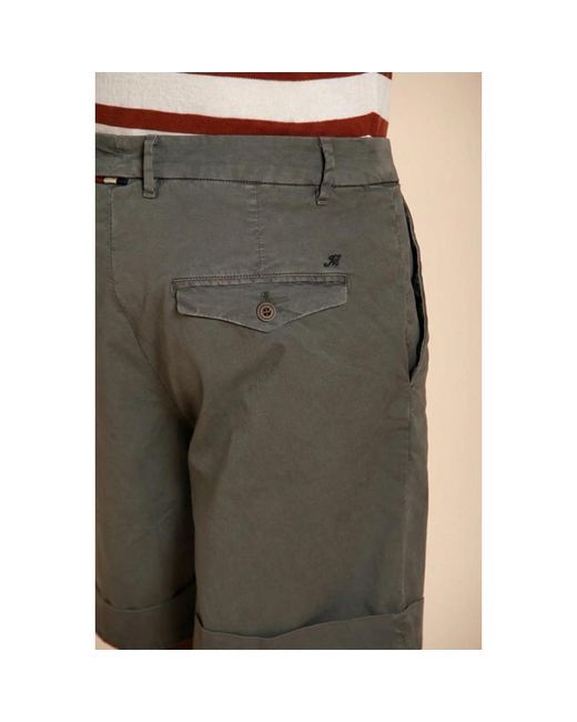 Mason's Green Casual Shorts for men