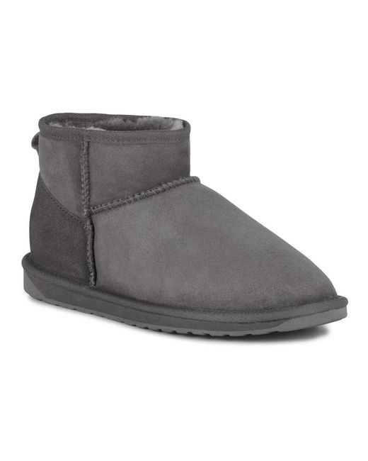 EMU Schoenen ,Grijs ,Leer Stinger Micro in het Gray